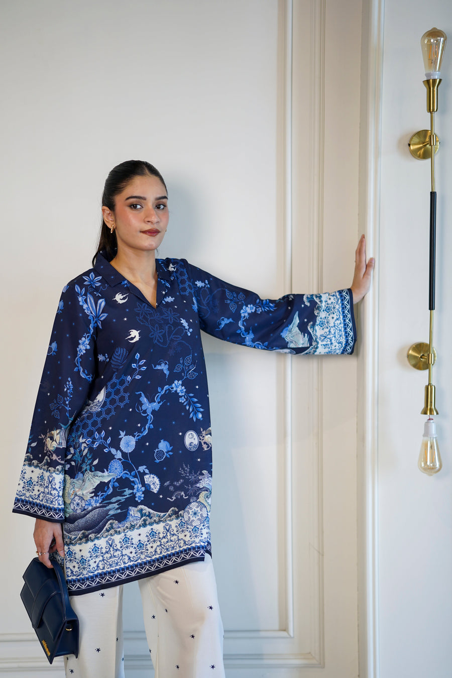 Faiza Faisal FNF Day-Out Printed Poly Lawn Pret 2Pc Suit - LUNE