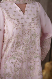 Emaan Adeel Nouvelle Embroidered Chiffon Unstitched 3Pc Suit - LUNE
