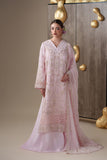 Emaan Adeel Nouvelle Embroidered Chiffon Unstitched 3Pc Suit - LUNE