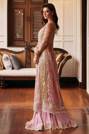 Best of Mushq Embroidered Net Unstitched 3Pc Suit BOM-04 Luster