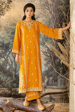 LW2-06 mustard Embroidered 2Pc - LA ROSAA