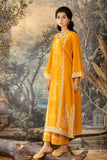 LW2-06 mustard Embroidered 2Pc - LA ROSAA