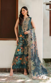 Asifa & Nabeel Pashmina Luxe Unstitched Embroidered 3Pc Suit LWC25-01 Nora