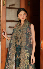 Asifa & Nabeel Pashmina Luxe Unstitched Embroidered 3Pc Suit LWC25-01 Nora