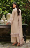 Asifa & Nabeel Pashmina Luxe Unstitched Embroidered 3Pc Suit LWC25-03 Blanc