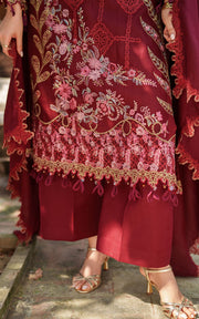 Asifa & Nabeel Pashmina Luxe Unstitched Embroidered 3Pc Suit LWC25-05 Mira