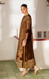 Asifa & Nabeel Pashmina Luxe Unstitched Embroidered 3Pc Suit LWC25-08 Cedar