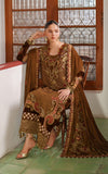 Asifa & Nabeel Pashmina Luxe Unstitched Embroidered 3Pc Suit LWC25-08 Cedar