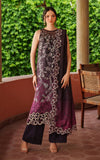 Asifa & Nabeel Pashmina Luxe Unstitched Embroidered 3Pc Suit LWC25-09 Siera