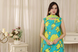 Feathers Threads of Poetry Unstitched Lawn 3Pc Suit Lagoon Lullaby-FT765