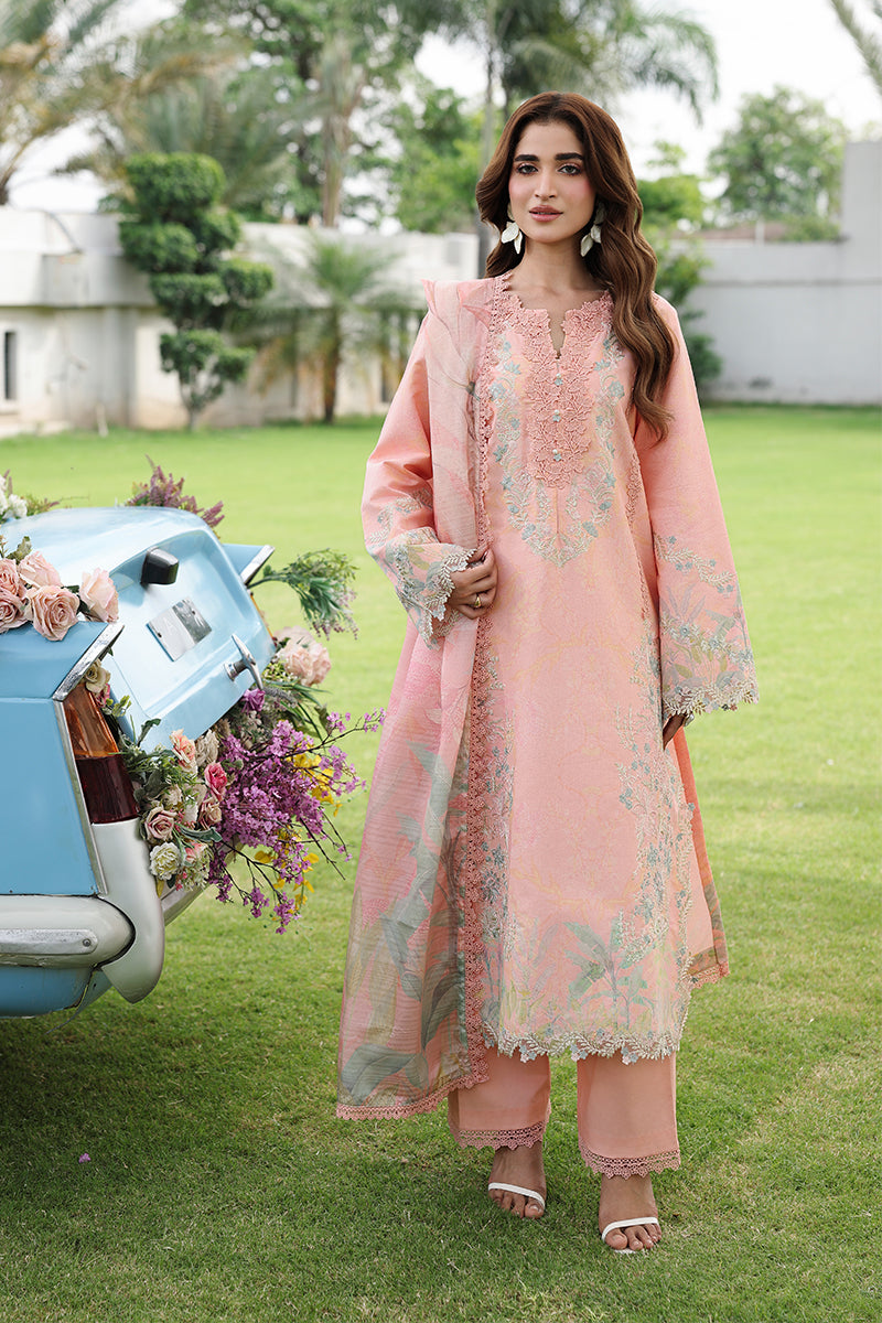Rang Rasiya Florence Festive Embroidered Lawn Unstitched 3Pc Suit - LALEH