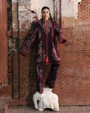 Jugnu Lahore Womenswear Embroidered Khaddar Unstitched 3Pc Suit - LALEH
