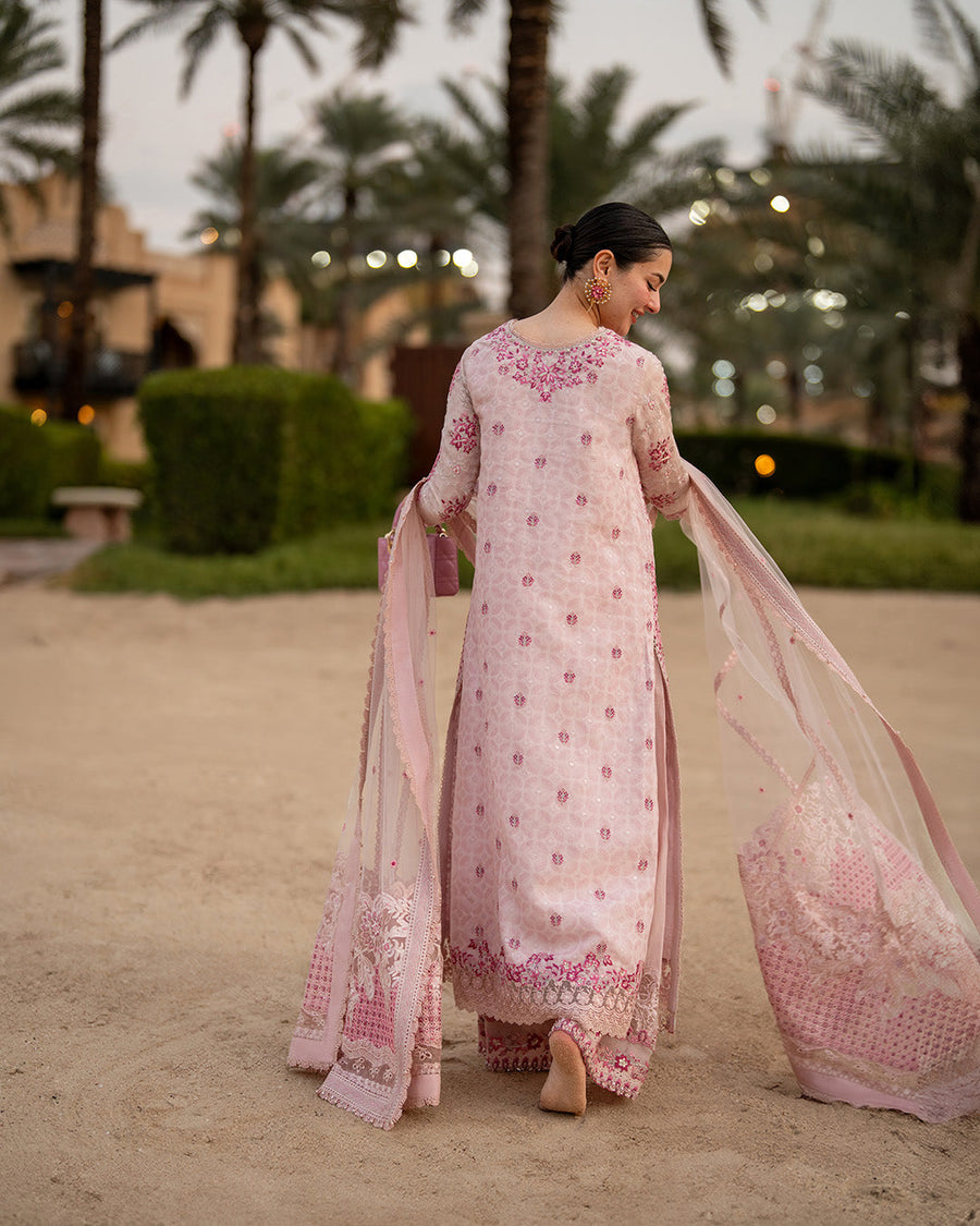 Faiza Saqlain AYA Embroidered Luxury Lawn Unstitched 3Pc Suit - LAMIJA