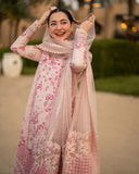 Faiza Saqlain AYA Embroidered Luxury Lawn Unstitched 3Pc Suit - LAMIJA