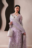 Emaan Adeel Starlit Jewels Unstitched Organza 3Pc Suit - Lapis