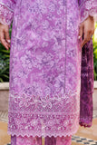 Farasha Summer Essentials Embroidered Lawn Unstitched 3Pc Suit - Lavender Rush