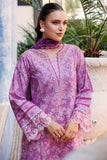 Farasha Summer Essentials Embroidered Lawn Unstitched 3Pc Suit - Lavender Rush
