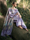 HemStitch The Garden Embroidered Lawn Unstitched 3Pc Suit - Lavender