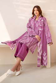 Humdum La vie Printed Khaddar Unstitched 3Pc Suit D-06