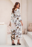 Humdum La vie Printed Khaddar Unstitched 3Pc Suit D-07