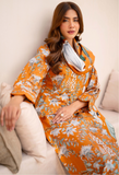 Humdum La vie Printed Khaddar Unstitched 3Pc Suit D-08