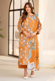 Humdum La vie Printed Khaddar Unstitched 3Pc Suit D-08