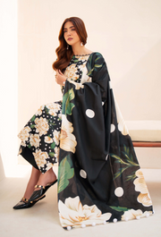 Humdum La vie Printed Khaddar Unstitched 3Pc Suit D-09