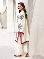 Faiza Faisal Aura Pret Embroidered Dobby Lawn 2Pc Suit - Layal