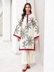 Faiza Faisal Aura Pret Embroidered Dobby Lawn 2Pc Suit - Layal