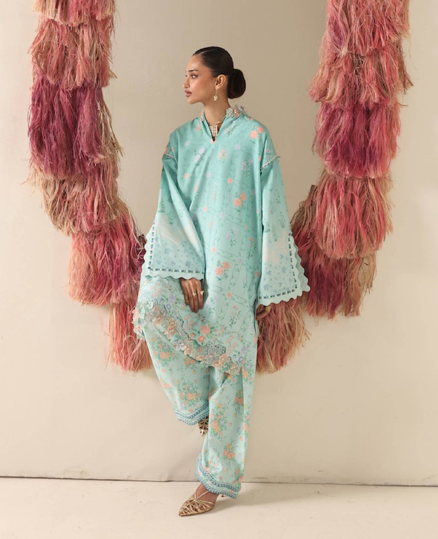 Republic WomensWear Neoma Embroidered Lawn Unstitched 3Pc Suit SP-01 Léa