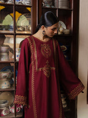 Still by Yards Embroidered Italian Woolen Unstitched 3Pc Suit D-01 Legacy