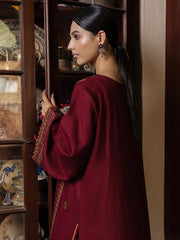 Still by Yards Embroidered Italian Woolen Unstitched 3Pc Suit D-01 Legacy