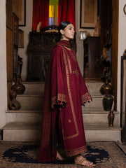 Still by Yards Embroidered Italian Woolen Unstitched 3Pc Suit D-01 Legacy