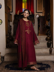 Still by Yards Embroidered Italian Woolen Unstitched 3Pc Suit D-01 Legacy