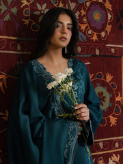 Virsa by Cinq Embroidered Karandi Unstitched 3Pc Suit - LEHER