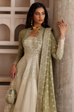 Soraya Silk Edit Embroidered Chanderi Silk Unstitched 3Pc Suit - Lehr