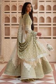 Soraya Silk Edit Embroidered Chanderi Silk Unstitched 3Pc Suit - Lehr