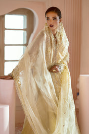 Ayzel Luminara Embroidered Organza Unstitched 3Pc Suit AWF-02 LEIA