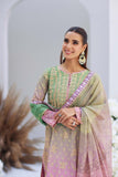 Mina Hasan Embroidered Raw Silk Unstitched 3Pc Suit - Leila