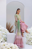 Mina Hasan Embroidered Raw Silk Unstitched 3Pc Suit - Leila