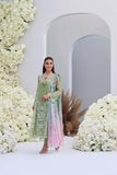 Mina Hasan Embroidered Raw Silk Unstitched 3Pc Suit - Leila