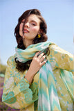 Farasha Summer Escape Embroidered Lawn Unstitched 3Pc Suit - Lemon Glow