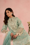 Afrozeh Floral Charm Embroidered Lawn Unstitched 3Pc Suit AL-25-V5-02 Leonora