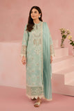 Afrozeh Floral Charm Embroidered Lawn Unstitched 3Pc Suit AL-25-V5-02 Leonora