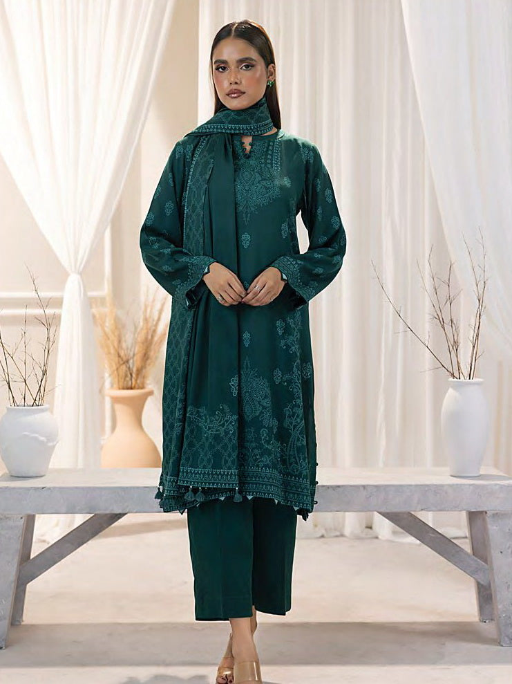 Lakhany Cashmi Wool Unstitched Printed 3Pc Suit LG-AR-0078-B