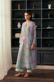 Afrozeh Daybreak Embroidered Lawn Unstitched 3Pc Suit - LIGHT DRENCHED
