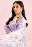 Farasha Summer Essentials Embroidered Lawn Unstitched 3Pc Suit - Lilac Breeze