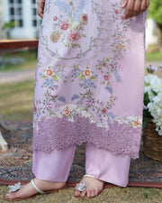 Neeshay Ready to Wear Summer Prints Lawn 3Pc Suit - Lilac Whisper