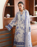 Roheenaz Eclat Gerden Printed Lawn Unstitched 3Pc Suit - LILAC BLOOM