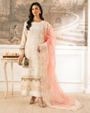 Zivah Apparel Unstitched Embroidered Luxury Lawn 3Pc Suit - Lilium